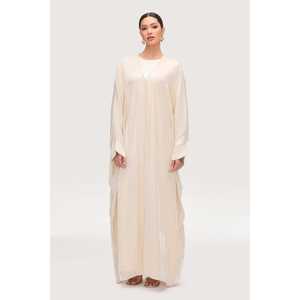 Abito da sera modesto in raso Abaya aperto al chiaro di luna <span class=keywords><strong>Zara</strong></span> - Product Image 1