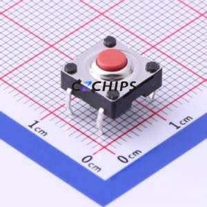K2-1842DP-C4SW-04 Tactile Switch Through hole Component (THT) Switch 2.5N Through Hole 10mm 10mm - Product Image 1