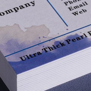 Tùy chỉnh thẻ kinh doanh tùy chỉnh dày kết cấu ngọc trai personalizad Cảm ơn bạn thẻ đã ghé thăm thẻ gọi điện thoại - Product Image 2