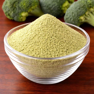 Poudre de brocoli lyophilisée de qualité supérieure, 100% de brocoli véritable, saveur naturelle de légume vert et ingrédient à étiquette claire - Product Image 1