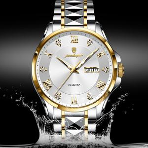 <span class=keywords><strong>Reloj</strong></span> de Pulsera POEDAGAR 883 para Hombre, con Fecha y Semana, Correa de Acero Inoxidable, <span class=keywords><strong>Reloj</strong></span> de Moda Masculino, Resistente al Agua, Luminoso, de Cuarzo - Product Image 6