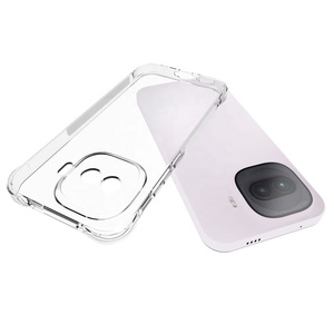 Pour VIVO <span class=keywords><strong>IQOO</strong></span> Z5 Z6 44W T1 44W Z11 Turbo 5G Smartphone Coque transparente en TPU écologique avec anneau magnétique antichoc - Product Image 2