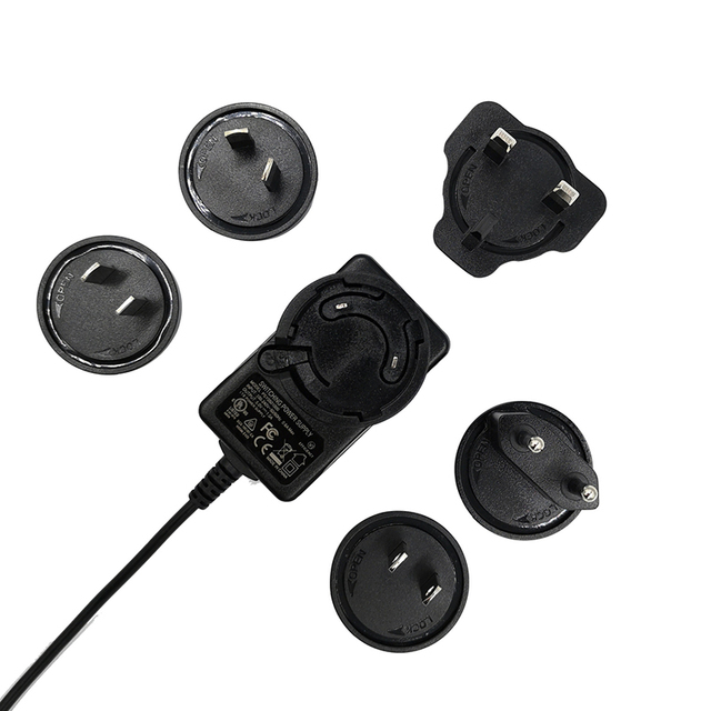 5W 24W 36W 5V 12V 24V 1A 2A 3A Power Supply Interchangeable Plug US EU AU UK Medical Power Adapter CB Certified for IEC 60601-1