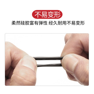 Ganchos redondos de silicona para gafas, antideslizantes, en negro, blanco, gris, marrón, rosa, verde, verde macaron, verde fruta, primavera 2021 - Product Image 5