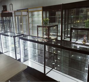 <span class=keywords><strong>Vitrine</strong></span> de magasin de tabac en <span class=keywords><strong>verre</strong></span> <span class=keywords><strong>LED</strong></span> de 48 pouces avec cadre en aluminium pour la vente au détail - Product Image 6