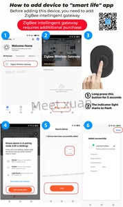 Interruptor Inteligente Tuya Mini Zigbee 16A, No Requiere Cable Neutro, Compatible con Control Bidireccional, Funciona con Alexa, <span class=keywords><strong>Google</strong></span> Home y la Aplicación Smart Life - Product Image 4