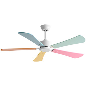 <b>Ceiling</b> <b>Fan</b> With Colorful Blades Ac Motor Quiet Design For Home Kitchen Living Room Kindergarten Commercial Use - Product Image 2