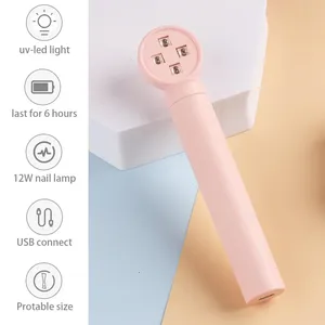 Sèche-ongles portable mini rechargeable, lampe UV LED pour le durcissement du vernis gel, lampe torche portable pour les doigts - Product Image 3