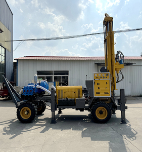 Direct <b>Manufacturer</b> 260m Tire-Mounted Water Well Drilling Rig - <b>Electric</b>/Diesel Optional for Residential/Farm Drilling - Product Image 4