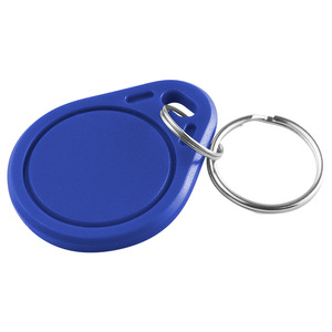 Blanco/azul/negro 40*31mm de control de acceso rfid de 13,56 MHz clave fob 125khz em4100 para hotel la cerradura de la puerta - Product Image 2