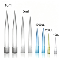 IKEME Embouts de pipette jetables à prix abordable 10ul 200ul 1000ul, embouts de micropipette automatique en PP, embouts de pipette en plastique pour laboratoire