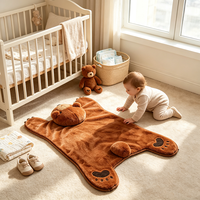 Fabricant de tapis en peluche 3D personnalisés en gros, tapis de sol écologiques à thème anime pour la chambre à coucher, le salon, la décoration de la maison