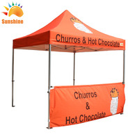 La actividad de las tiendas de exhibición de ferias comerciales al aire libre personalizadas producidas por fábricas chinas son toldos de sombrilla a prueba de lluvia asequibles