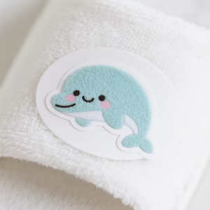 Eco-Friendly Durable Waterproof Metal Label Tag with Custom <b>Logo</b> Adhesive <b>Sticker</b> for Bags and Clothes - Product Image 1