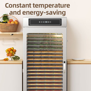 Thương mại 20 khay công suất lớn thực phẩm dehydrator Máy sấy trái cây ớt rau Máy sấy thực phẩm để bán trái cây mất nước máy móc - Product Image 6
