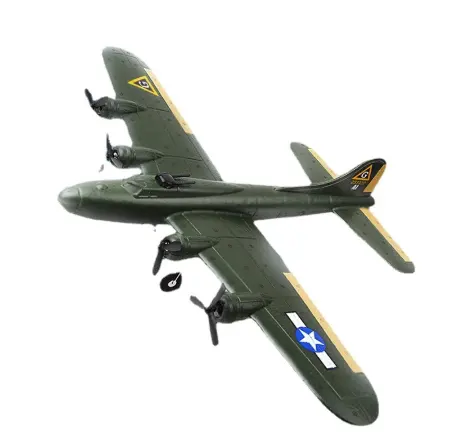 FX817 RC Plane 2.4Ghz 2CH Remote Control Glider EPP Aircraft Toy Electric Fixed Wing B17 Children's Model Military Christmas Gi