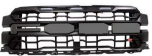 Grille de radiateur en maille noire mate pour <span class=keywords><strong>Ford</strong></span> <span class=keywords><strong>F150</strong></span> F-150 <span class=keywords><strong>Raptor</strong></span> 2024 2025 avec lettres Grille de course avant en ABS intégré - Product Image 2