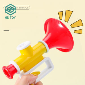 HS <span class=keywords><strong>2023</strong></span> nouveauté et Gag gros jouet petit bébé drôle Instrument de musique trompette en plastique Bebe produits avec 4 couleurs mélangées - Product Image 4