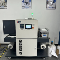 Mesin Cetak Label Digital Roll Profesional Vorey COLOR DLP V3 Printer Stiker Warna Presisi Tinggi untuk Label Hadiah Mewah