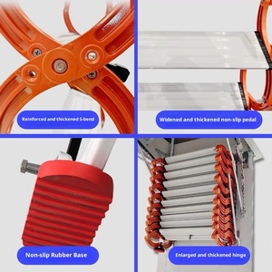 Escalier escamotable en acier inoxydable moderne et <span class=keywords><strong>simple</strong></span>, ascenseur électrique intérieur pour loft, duplex, <span class=keywords><strong>mezzanine</strong></span>, rétractable, invisible, extensible - Product Image 3