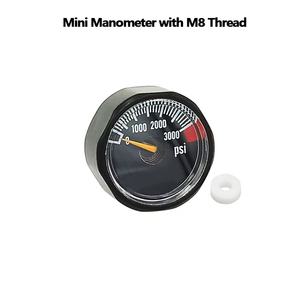 Manómetros de Presión de Aire Micro M8, Material de Latón Duradero para Accesorios de Paintball - Product Image 6