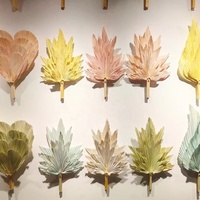 MC feuilles de palmier en gros personnalisé coloré véritable fleur séchée naturelle feuille de palmier pour la décoration de mariage à la maison