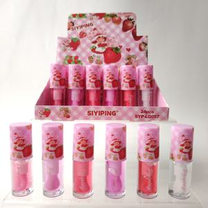 Siyiping Straw Berri Short coke Farbwechsel ndes Lippen öl Natürliches feuchtigkeit spendendes und pH-adaptives glänzendes Finish - Product Image 4