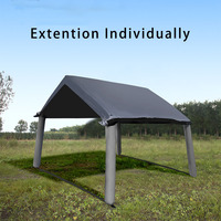 Tentes de camping familiales gonflables de luxe en gros d'usine avec portes et fenêtres amovibles, tentes gonflables portables pour événements