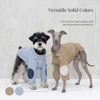 Manteau imperméable rétro de style grange pour chiens, idéal pour les Bedlington Terriers, Whippets et Schnauzers – Collection Printemps