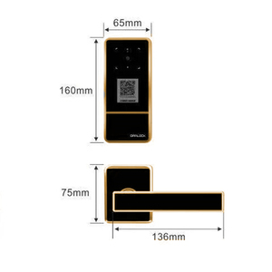 Europäisches Einsteckschloss mit QR-Code aus Zinklegierung, Smart Lock mit Fernsteuerung, QR-Code für den Benutzer - Product Image 4