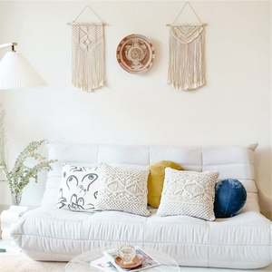 ديكور دي ستايل أفريقي شامبري معلق إن مكرمي إيديس سوس سول مورايل دي سبيس فو بوهيم جونك مير - Product Image 2