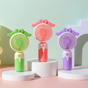 Dibujos animados para Niños lindo anime portátil pequeño ventilador <span class=keywords><strong>Mymelody</strong></span> estudiantes moda simple mano USB carga mini ventilador creativo - Product Image 5