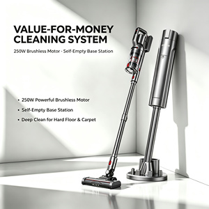 S17 Cordless Stick Vacuum <b>Cleaner</b> With Auto Empty Station 55kPa Powerful Suction Brushless Motor Cordless Vacuum <b>Cleaner</b> - Product Image 2