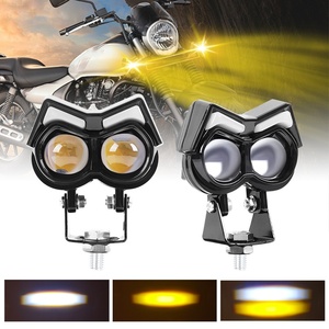 LKT Phare LED RGB clignotant en forme de tête de chat pour voiture électrique transfrontalière, <span class=keywords><strong>faisceau</strong></span> haut et bas modifié pour <span class=keywords><strong>moto</strong></span> et véhicule - Product Image 3