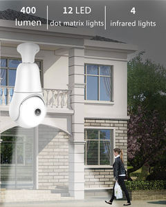 Icsee E27灯泡摄像机2MP高清闭路电视摄像机家庭安全泛光灯无线Wifi网络摄像机双向音频遥控器 - Product Image 3