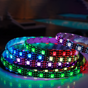 IP65 IP68 không thấm nước <span class=keywords><strong>RGB</strong></span> ws2811 30 LEDs/M 60LEDs/M 10mm 12V chương trình Dải Giấc Mơ đầy đủ màu sắc chạy thay đổi màu sắc <span class=keywords><strong>LED</strong></span> Strip - Product Image 4
