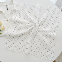 Foulard carré en coton à motif floral vintage, serviette de poignet absorbante, bandana portable pour le jogging, le fitness, les sports et accessoires capillaires