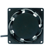 Yofolon usine personnalisé 220V 80x80x25mm roulement à billes Ac ventilateur axial 110V AC flux d'air sans brosse puissant ventilateur de refroidissement AC