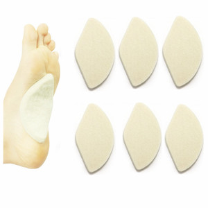 Coussin de pied plat auto-adhésif, 1 pièce, en feutre, support d'arc de pied, inserts de chaussures pour sandales, tongs bottes, talons hauts, <span class=keywords><strong>plantaire</strong></span>, fasciite - Product Image 1
