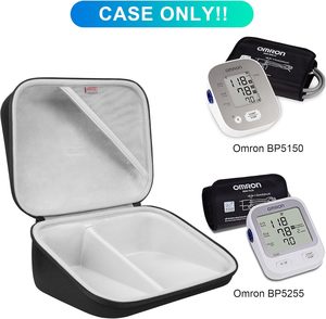 Estojo Compatível com Monitor de Pressão Arterial de Braço <span class=keywords><strong>OMRON</strong></span> BP5255 com Bolso de Malha para Baterias e Carregador - Product Image 2