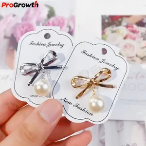 Imitação de pérola arco broche roupas anti-reflexo pinos moda jóias acessórios cachecol fivela broches de bambu