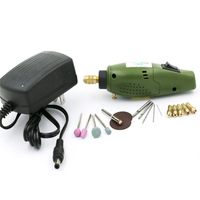 Mini ensemble de perceuse électrique 12V pour réparation de pare-brise Mini outil de meuleuse