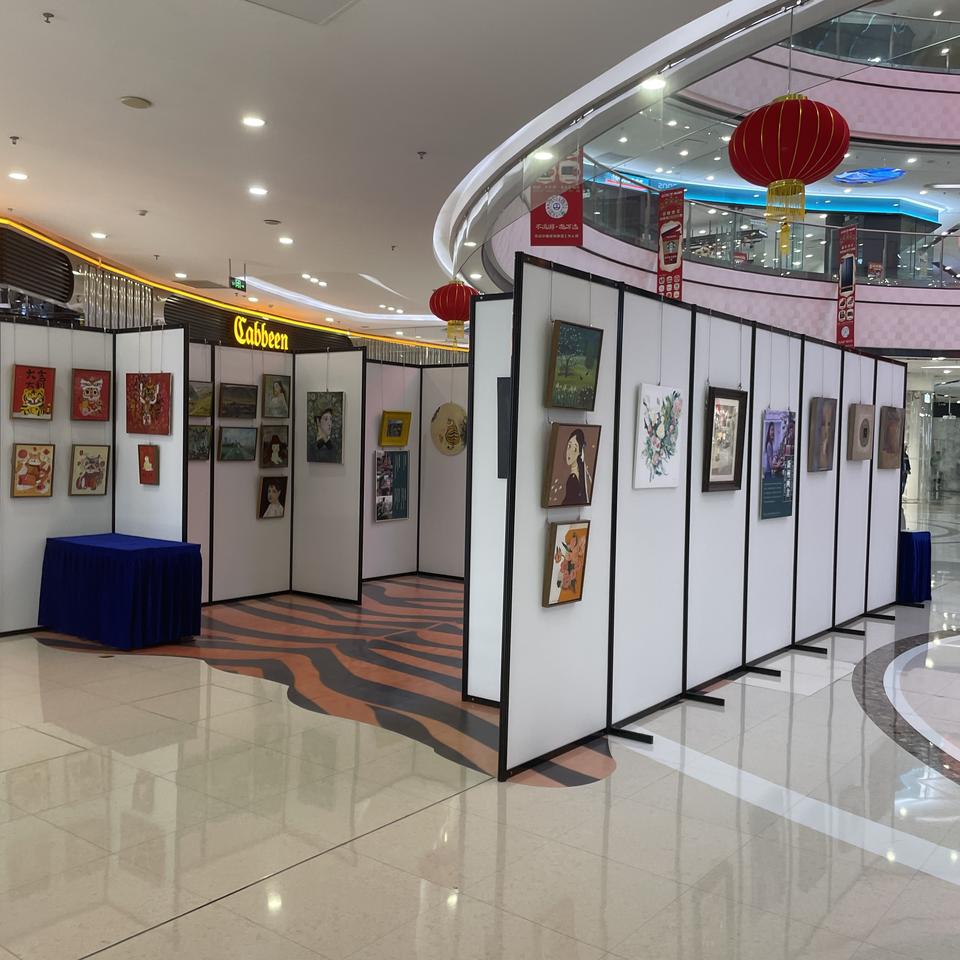 Operable Artwork Art Gallery Exhibition Operable Wall - Custom Sliding Movable Partition ...