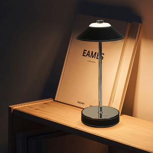 Hiện đại Bắc Âu khách sạn Đèn cạnh giường ngủ Nhà hàng không dây pin sắt da Led bảng đèn - Product Image 3