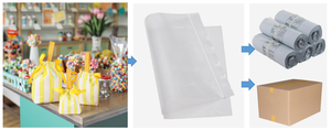 Sacs cadeaux en toile rayés, durables, à boucle, multicolores, de petite taille, pour mariages, fêtes et Noël - Product Image 5