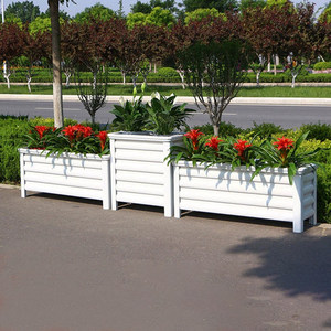 Jardinières en alliage d'aluminium modernes, légères, durables et anti-corrosion pour plantes, jardins, terrasses et plantations commerciales - Product Image 4