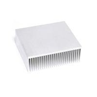 Services de découpe et de pliage de dissipateurs thermiques carrés standard en cuivre anodisé haute densité pour l'électronique de puissance et les équipements industriels