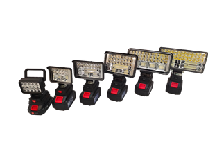 Projecteur de travail LED industriel 48W 21V de haute qualité, 57 LED, moteur sans balais 7 pouces, prix de gros usine, disponible directement - Product Image 4