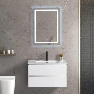 Bacia de parede para espelho, venda quente de madeira, e-co, branco, barato, montado na parede, bacia, banheiro, vanity, armário, venda imperdível