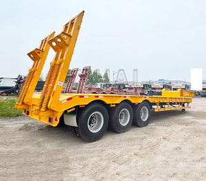 <span class=keywords><strong>Semirremolque</strong></span> <span class=keywords><strong>de</strong></span> plataforma baja autodescargable para el transporte <span class=keywords><strong>de</strong></span> maquinaria <span class=keywords><strong>de</strong></span> construcción, remolque <span class=keywords><strong>de</strong></span> plataforma baja con cuello <span class=keywords><strong>de</strong></span> cisne desmontable en venta - Product Image 6